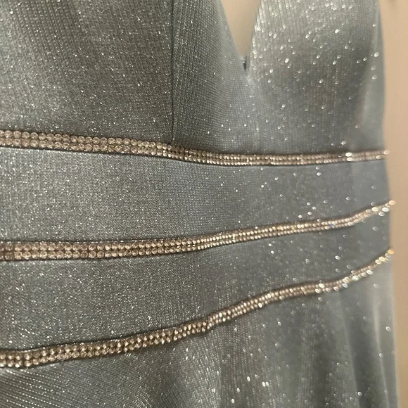 NWT Speechless Light Blue Glitter Prom Dress